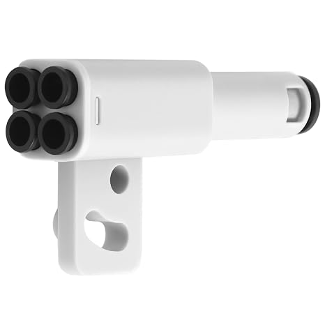 4-in-1 PTFE Adapter Filament Pipe Expansion Port AMS Connector 4 Feeding Modules Compatible with Bambu Lab X1/P1/X1C/X1E/P1S/P1P 3D Printer