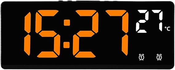 Alarm Clocks for Bedrooms Cool Gadgets, Temperature Display, Sleep Aid