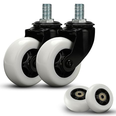 FVRITO Complete Caster Wheel Assembly Replacement for Razor Crazy Cart Part