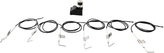 Electronic Ignitor Kit with 5 Outlets Tact Push Button for Nexgrill Gas Grills 720-0830H 720-0830D 720-0888 720-0888N Replacement