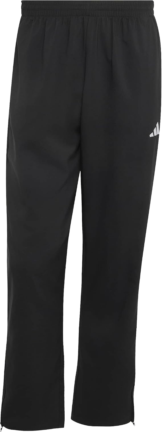 adidas Men's Essentials Small Logo Stanford Lite Woven Tapered Open Hem Golf Pants