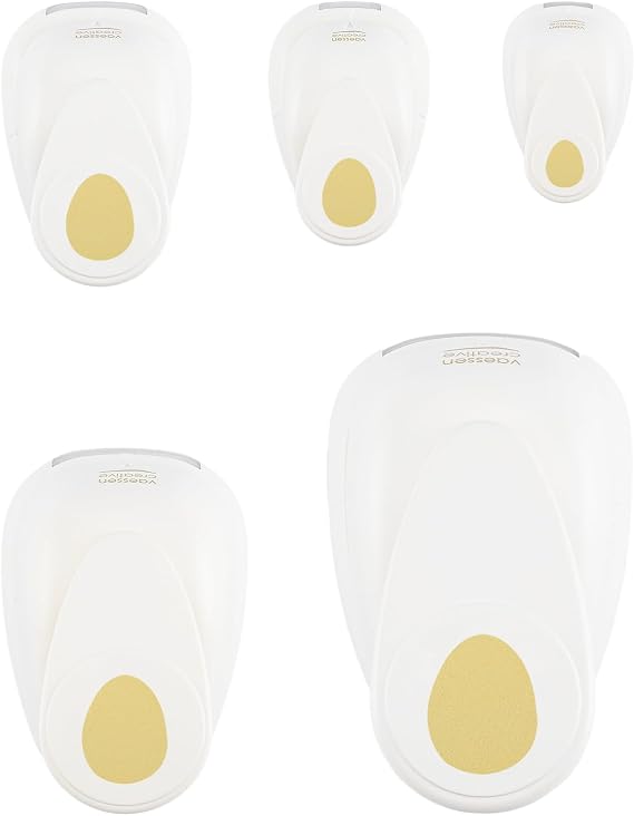 Vaessen Creative Craft Punch Set 5 pcs - Eggs - Easter Crafts