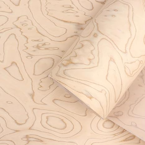 Maple Cloud Pattern Tech Wood Veneer Sheet - Perfect for Door, Wall, Musical Instrument Skateboard Decoration - Loved by DIY Enthusiasts