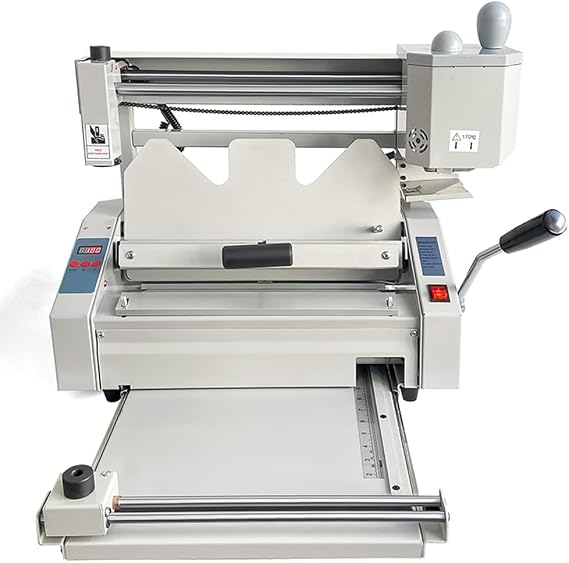 Binding Machine, Hot Melt Desktop Binder, 180 Books/h Binding Speed, 310mm Width Indentation, 0.8mm Depth for Office Papers, Albums, Presentations