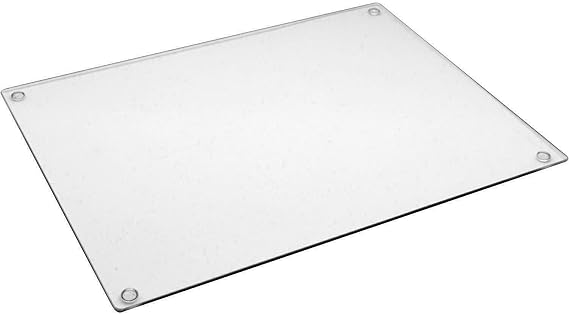 Extra Large Completely Clear & Flat Float Glass Worktop Saver - 50cm x 40cm