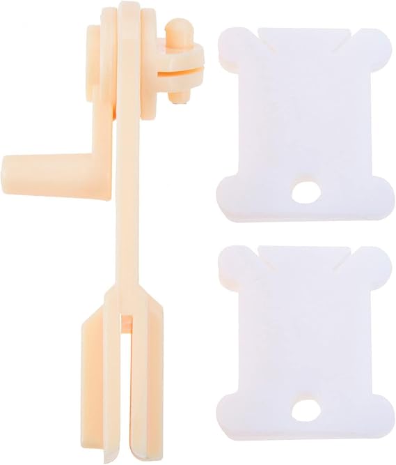 Manual Thread Winder with 50 Bobbins for Embroidery Thread Storage