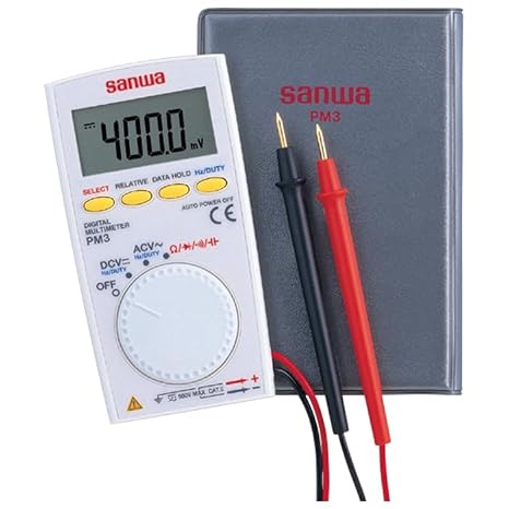 PM3 Digital Multimeters KYORITSU SANWA Japan quanlity Voltmeter Hz Ohm NCV Capacitance Resistance Tester Pocket Type, resistance/capacitance/frequency/duty cycle/continuity test(PM3)