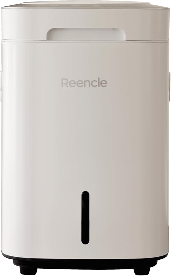 Electric Kitchen Composter White - REENCLE Prime - Intelligent Food Recycler for Home Odourless 24h Quick Composting 14L Capacity Quiet & Energy Saving Sustainable Waste Reduction