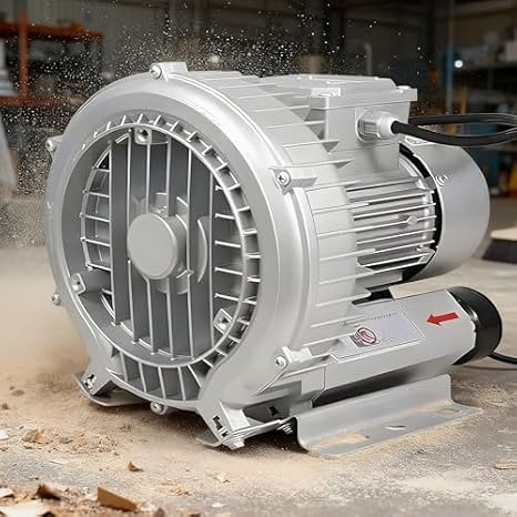 Multi-Use High Pressure Vortex Blower Regenerative Ring Pump Phase，Regenerative Blower for Industrial Air Blowing and Suction, High-Pressure Vortex Design, Suitable for Fish Pond Aeration an