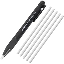 Click Eraser | Precision Erasing Drawing Tool,Retractable Eraser Pen 3.8mm Thin Tip with 5 Refills for Artists Drafting Drawing Work Kids Sketching