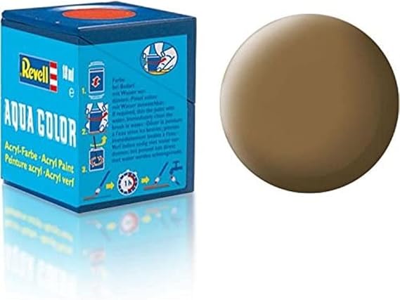 Revell - Su Bazlı Maket Boyası Koyu Toprak Mat 18 Ml (36182)