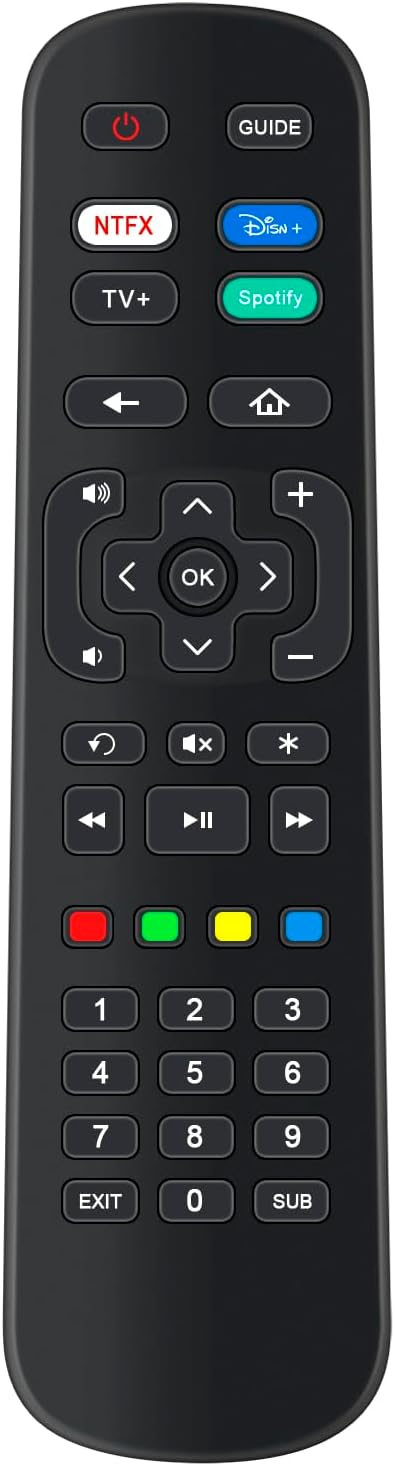 Replace Remote Control Fit for TCL Smart TV 2022 RC876-21001-000092