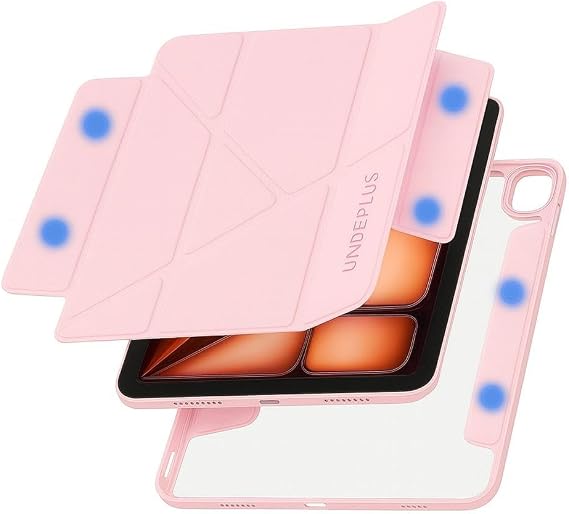 UnDePlus iPad 11.Nesil A16 11inç/10.Nesil 10.9inç ile uyumlu Kılıf Çift Magnetik Kapak Arka Sert Multi SkinPro Case
