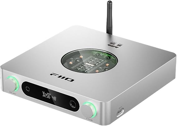 FIIO K13 Compact Desktop R2R architecture DAC and Headphone Amplifier (Silver)