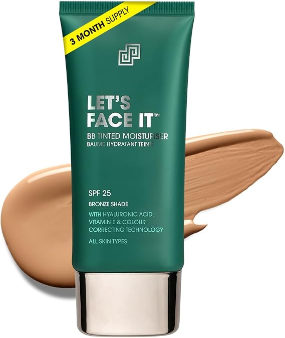 Shakeup Cosmetics LET'S FACE IT BB Tinted Moisturiser SPF 25, 50ml, Bronze