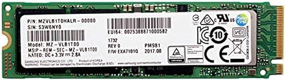 Samsung pm981a Polaris 1tb M 2 NGFF PCIe gen3 x4, NVMe Solid State Drive SSD, OEM 2280 mzvlb1t0hblr-00A00