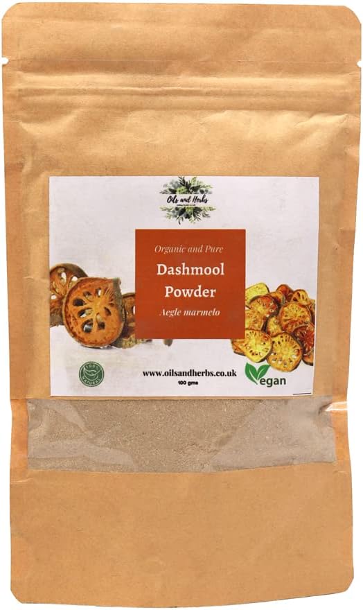 Organic Dashmool Powder – Aegle marmelos & Other Herbal Roots – 100% Pure, Clean, and Natural