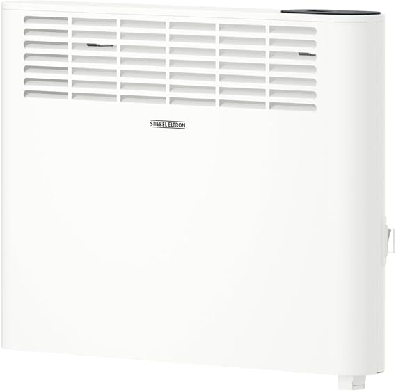 STIEBEL ELTRON 205856 CNS 1500 Plus LCD Wall Convector 1.5 kW for approx. 20 m² Electric TÜV Approved LCD Display Weekly Timer Energy-Saving White