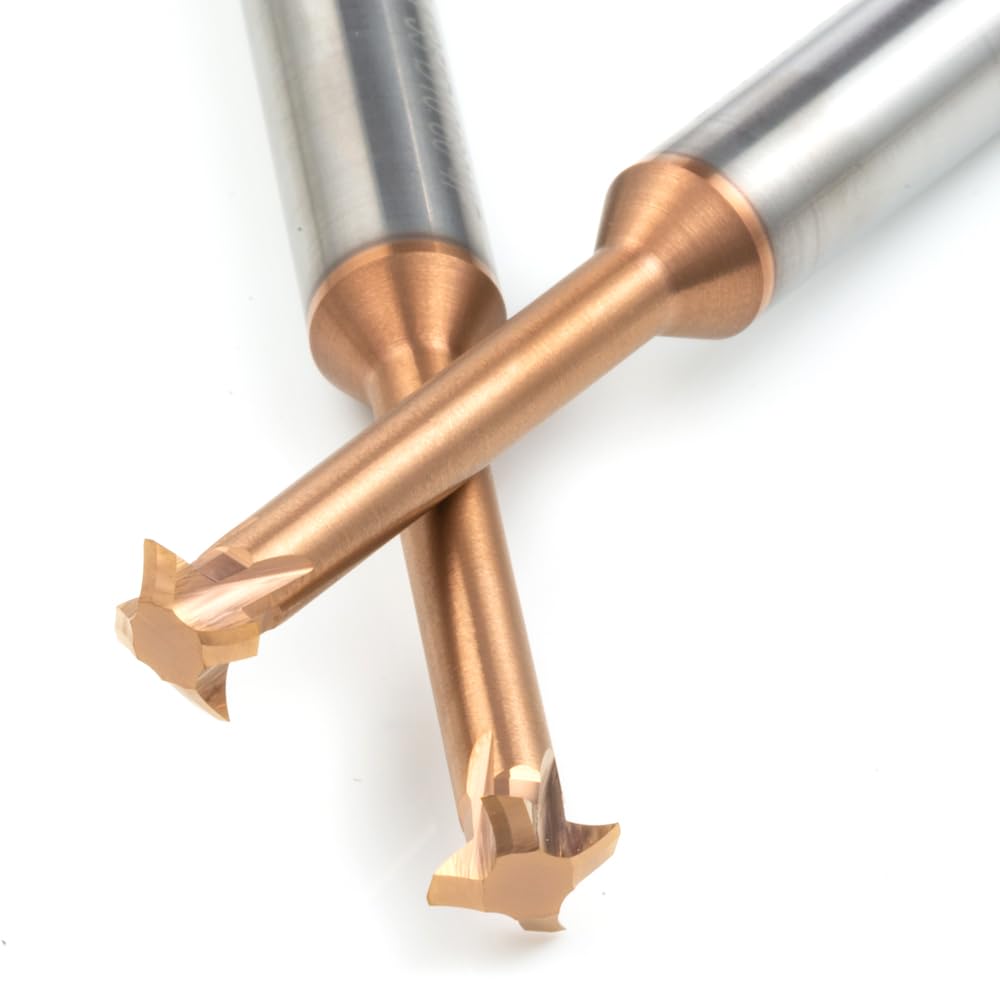 LUOCUT Thread Metric Thread milling Milling Cutter CNC Machine AlTiN Coating HRC60 for Steel 5pcs-D3.0 P0.5-0.8