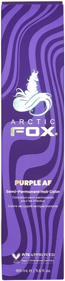 ARCTIC FOX Purple AF Semi-Permanent Vegan Hair Colour Dye 165 ml