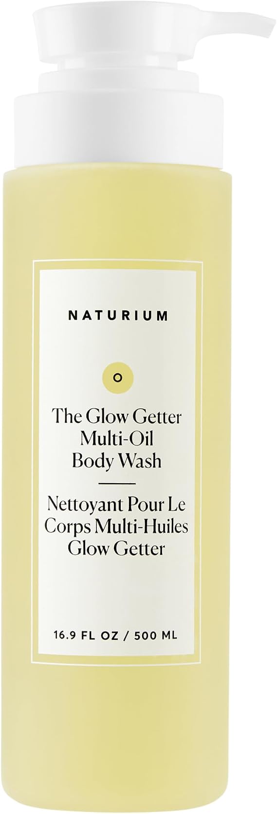 Naturium The Glow Getter Multi-Oil Hydrating Body Wash, Gentle Cleanser, 16.9 oz