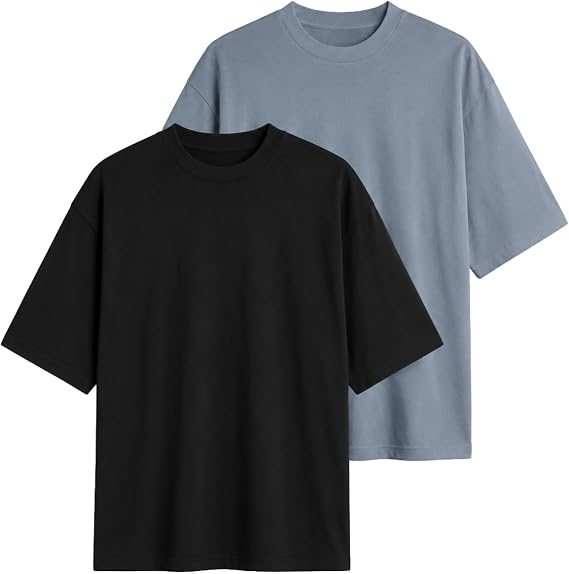 Anthony Jackson 2’li Kutu Premium Erkek Oversize Tişört Alessandro