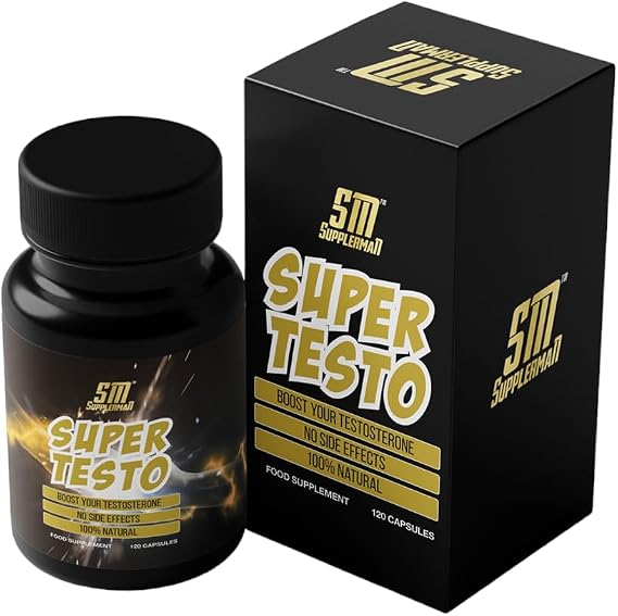 Super Testo Men's Vitality Complex (120 Capsules), 1 Months Supply