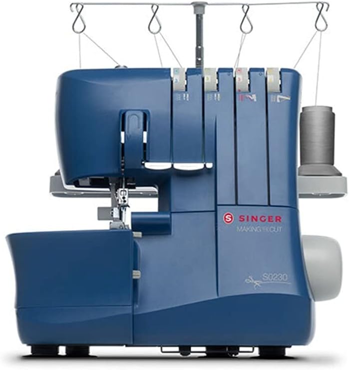 SINGER S0235 Overlok Makinesi Making The Cut2-3-4 Iplik Kullanabilme, 1300 Devir