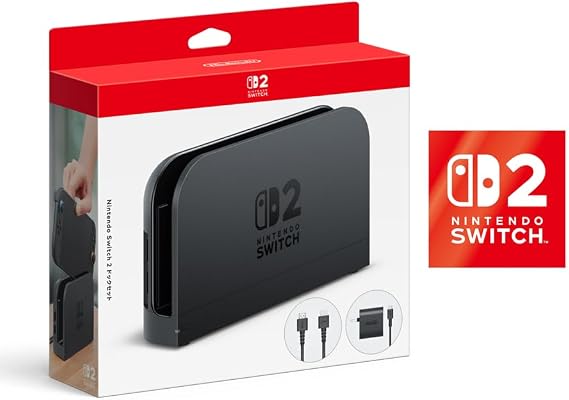 任天堂純正品Nintendo Switch 2 ドックセット 限定特典Nintendo Switch 2 ロゴデザインステッカー 同梱