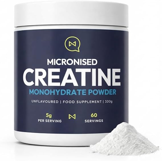 Micronised Creatine Monohydrate Powder 300g – 2 Month Supply