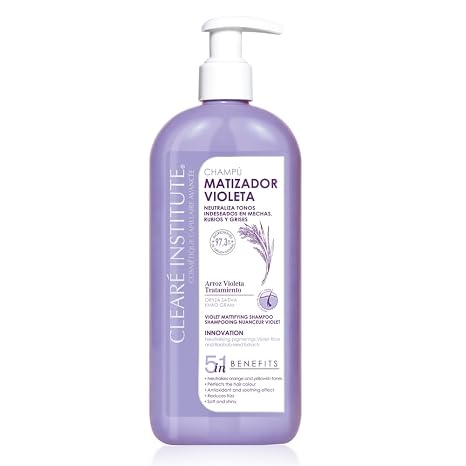 Clearé Institute - SLS, SLES Sulfate Free Natural Violet Tint Shampoo |
