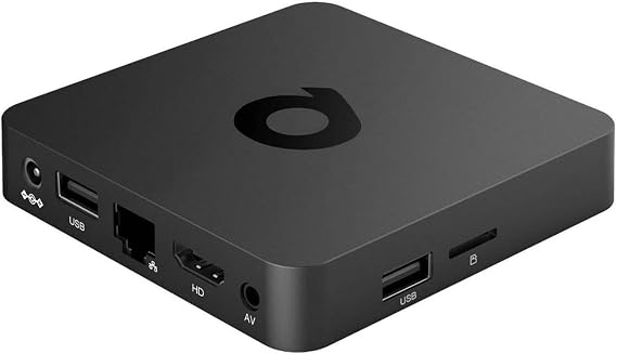 Smart TV Box 4K Multimedia Player Android 10 TV Box with HDMI/AV Component Output, 5G WIFI Smart HD Internet TV Box Media Player with Bluetooth Voice Control, USB Memory/SD Card Support, Play Photos