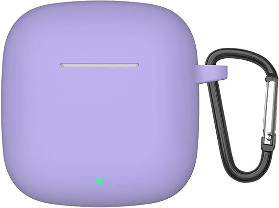 Microsonic Huawei FreeBuds SE 2 için Kılıf Askılı Mat Silikon Lila [FreeBuds SE 2 ile Uyumlu Kılıf - Lila]