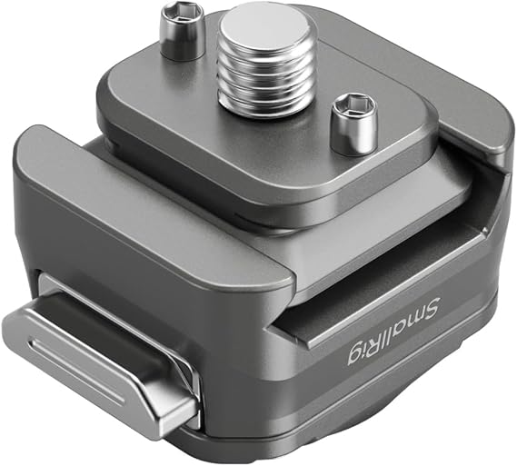 SMALLRIG HawkLock H21 Universal Quick Release Mount Plate Kit, Dual-Direction QR-Slide NATO Rail with Anti-Deflection 1/4"-20 Screw, Load up to 5kg / 11lb for Cameras, Monitors, Action Cameras -4491