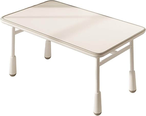 Standing Desk Adjustable Height, Sit Stand Up Desk, White Office Desk, Ergonomic Computer Desk, Gaming Desk with Carbon Steel Legs, for Home, Office, School(100x60cm/39.3x23.6in)
