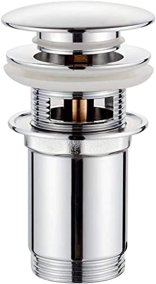 GRIFEMA Basin drain 1¼ with chrome click clack plug