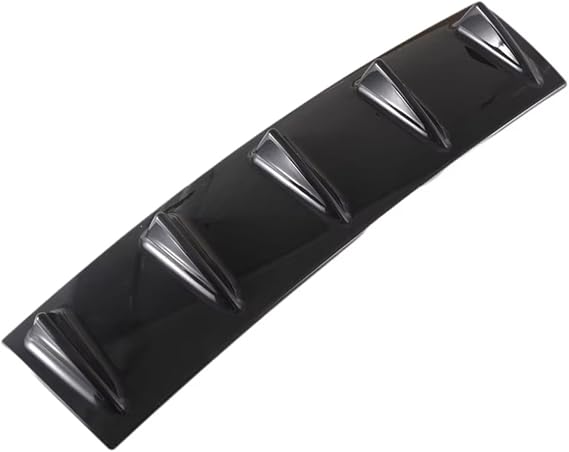 Rear Valance Diffuser Spoiler Splitter For BMW E46 E92 F20 Car Rear Bumper Spoiler Diffuser Protector(Black 5Fin)