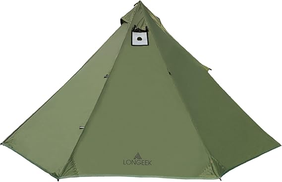 2-4 Man Camping Hot Tent 4 Season Ultralight Easy Up Tipi