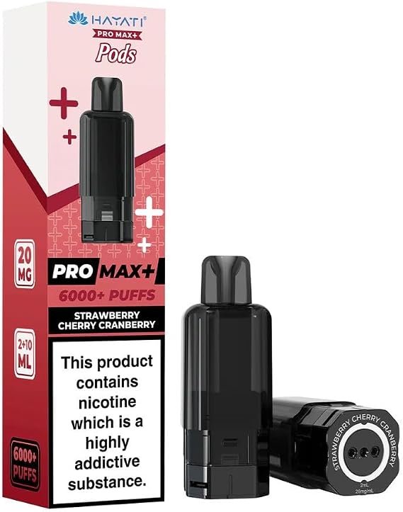 Hayati 6000 Pro Max Plus 6K Refill Pod (pack of 1) (Strawberry Cherry Cranberry)