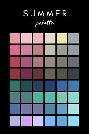 Seasonal Color Analysis Lined Notebook: Summer Palette Journal: Professional Client Welcome Gift for Image Consultants & Style Coaches