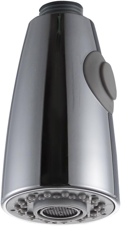 Multi Function Pull-Out Faucet Spray Head Kitchen Tap Spray Head Shower Head Replacement 1/2" Connections Polished Chrome