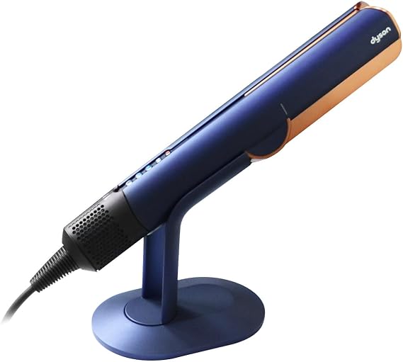 ヘアストレートナーホルダー ダイソンエアストレイト対応 デスクトップディスプレイスタンド Dyson Airstrait Straightener対応 デスクトップオーガナイザー ダイソンヘアドライ対応 ブルー