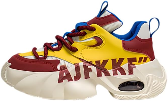 Men's Height Increasing Shoes Chunky Platform Trainers Casual Sneakers