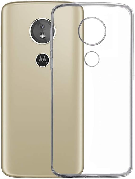 Microcase Motorola Moto E5 Ultra İnce 0.2 mm Soft Silikon Kılıf - Şeffaf