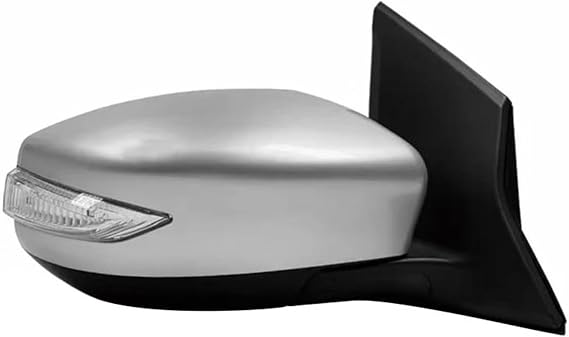 Complete Wing Mirrors For Nissan For Tiida 2016-2023 For Nissan For Pulsar 2016-2023 Auto Mirror Assy Outside Side Rearview Mirror Assemblys Wing Mirror Unit(5 Pin Right silver)