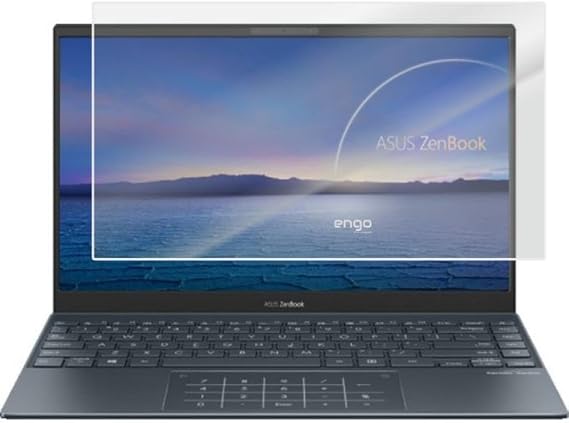 Engo Asus Zenbook 13 Ux325ea 13.3 İnç İle Uyumlu Mat Ekran Koruyucu Notebook, Yansıma Ve Parlama Önleyici Parmak İzi Bırakmayan Laptop Koruma, 9h Temperli Kırılmaz Esnek Nano Cam 16:9