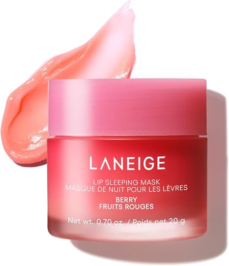 LANEIGE Lip Sleeping Mask, Korean Overnight Lip Mask with Berry Fruit Complex™, Vitamin C & Coconut Oil, Hydrating Lip Treatment for Soft, Smooth Lips, 20g