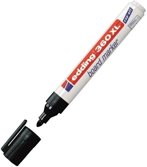 edding 360 XL beyaz yazı tahtası kalemi - siyah - 1 kalem - yeniden doldurulabilir