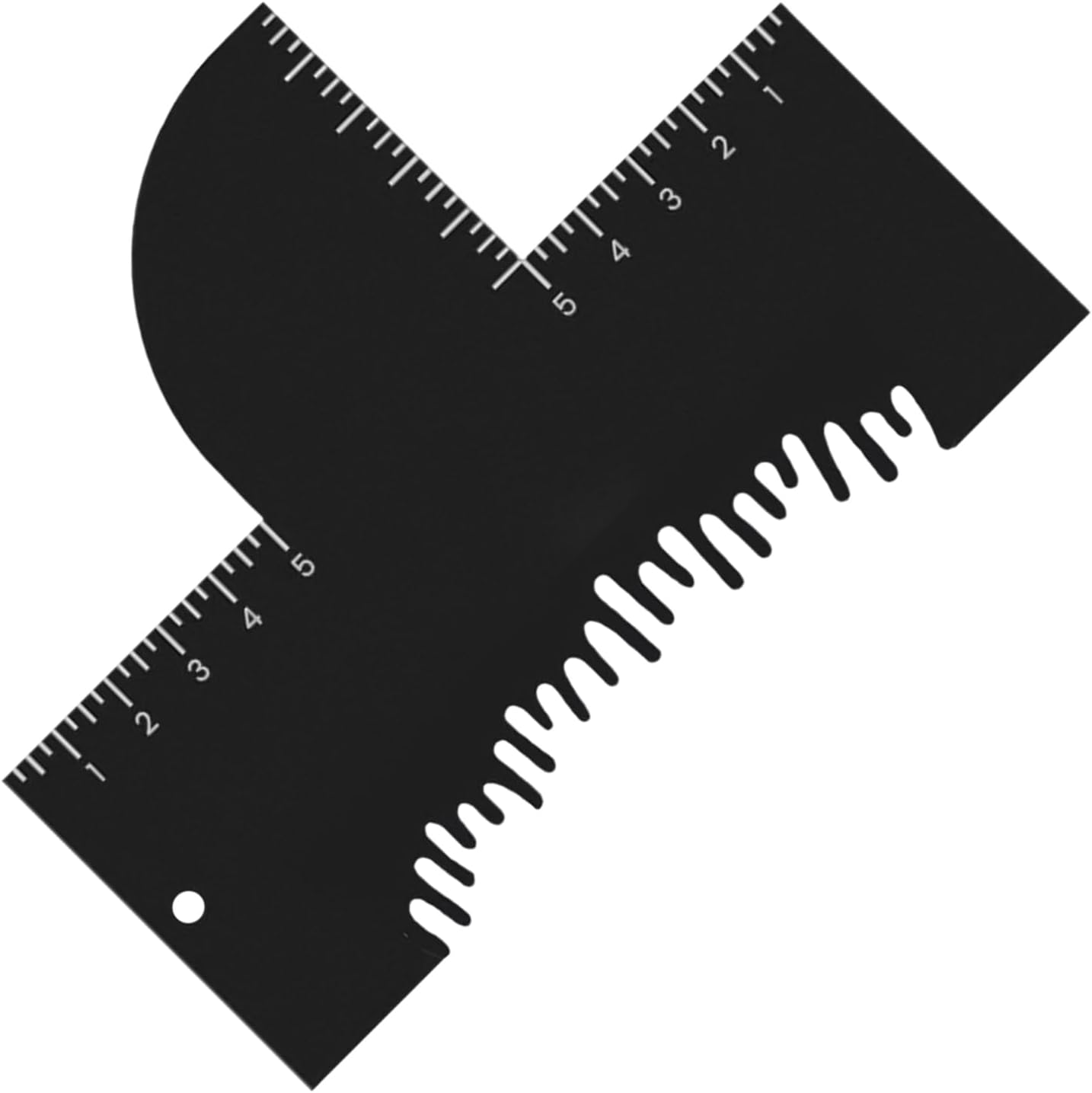 Enhancement Card - Hairline Styling Shape Up Tool - Hair Contouring Enhancement Card with Scale for Men Women Styling Shaving Trimming Beard Mustache Outline