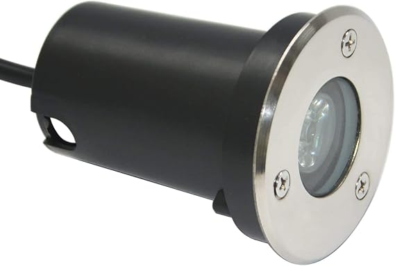 RSN® 1W 240V Blue led Underground Light Outdoor recessed Buried Lighting IP67 Aluminum Tempered Glass Inground Lamp